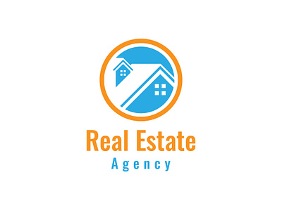 Real Estate Logo abstract agent branding design graphic design illustration logo vector