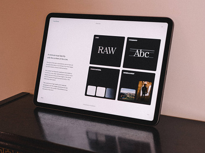 RAW — Visual Identity & Website cd manual corporate design design studio editorial identity photographer photographs photography portfolio
