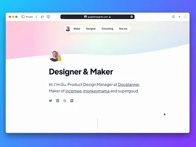 New portfolio website! branding clean design minimal personal website portfolio ui web design website