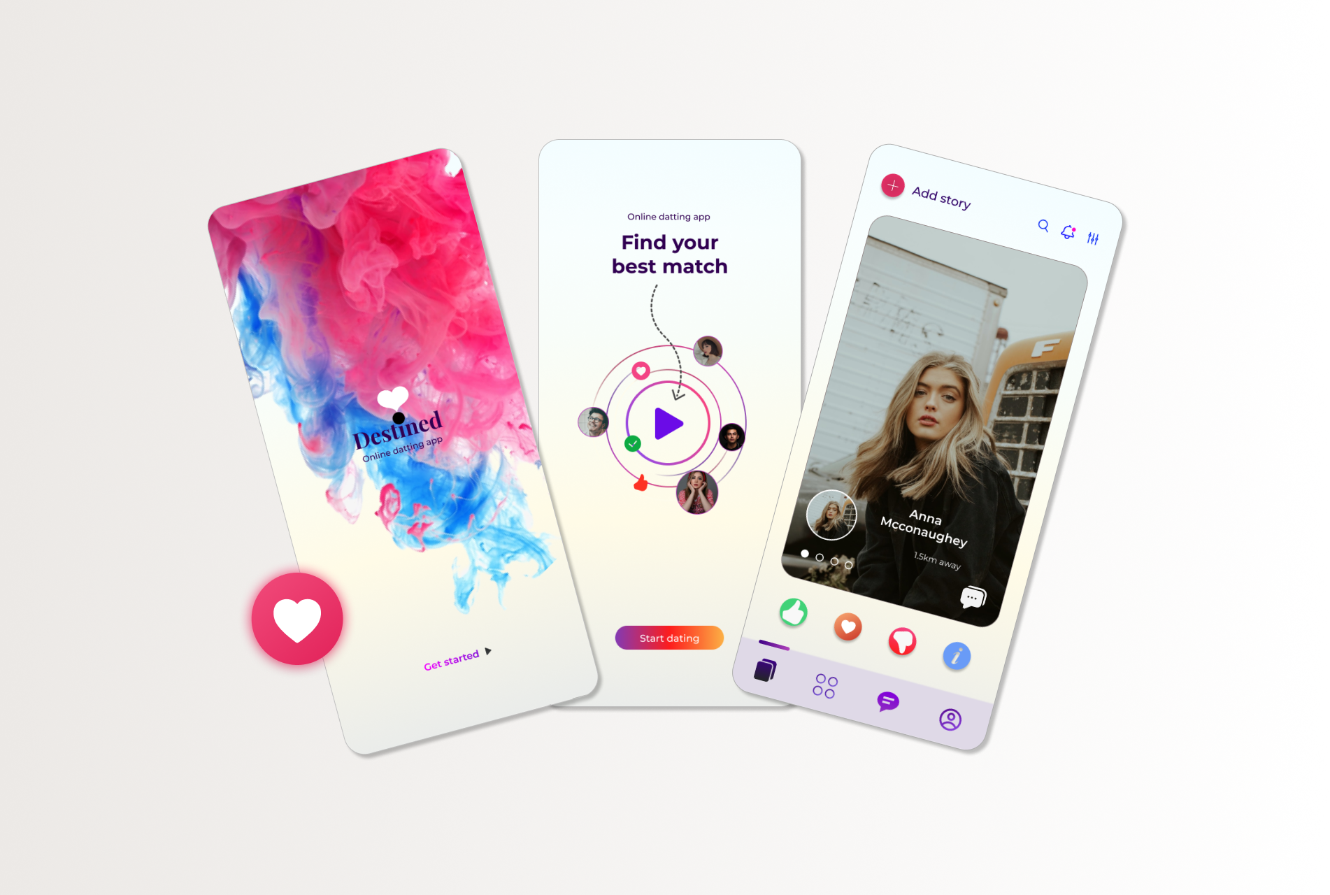 Example of Mobile App UX UI Design