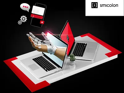 Smicolon Banner design developing freelance freelancers hire illustration it jobs task