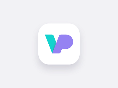 VP logo/icon app icon branding crypto design icon design initials ios logo logo design logo mark mark minimal nft pczohtas pánczél otto ui vp vp icon vp logo