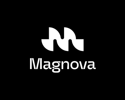 Magnova logo design brand identity branding letter m logo logo design logomark logotype m logo print typography