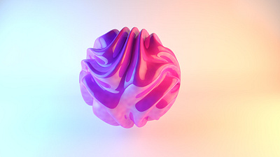 abstract sphere 3d cinema 4d illustration