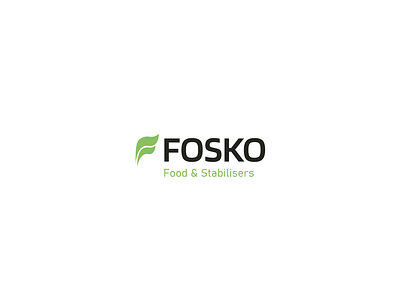 Logo Design / Fosko brandidentity branding businesscard designer food graphic design green healthy healthyfood logo marketing new stabilisers