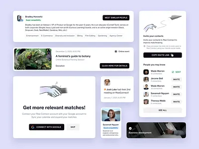 RC UI components branding clean components design interface mobile ui ui kit ux web design website