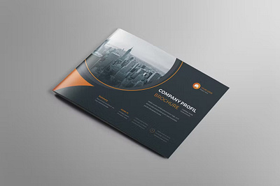 Free Corporate Brochure a4 a5 abstract annual annual report brochure brochure design brochure template brochure templates business company corporate guideline landscape modern orange portfolio report trend trendy