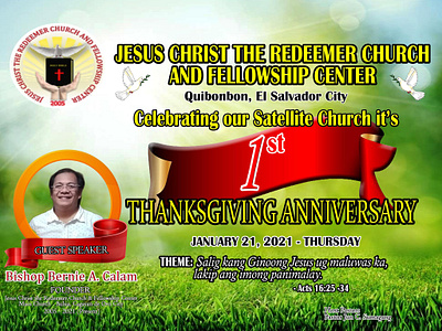 JCRC Church Thanks Giving Tarpaulin