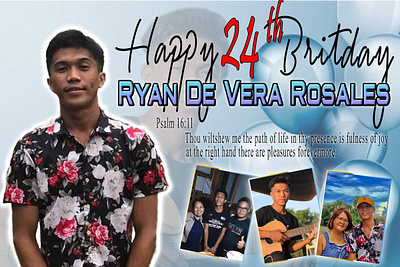 Ryan Rosales 24th Birthday Tarpaulin