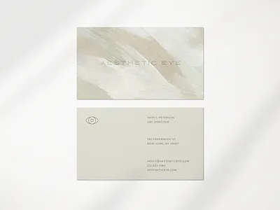 Business Card Texture & Design abstract acrylic artistic background branding brush strokes business card design drawing drawn earthy graphic hand minimal modern neutral painted sage green texture