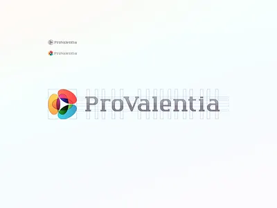 ProValentia brand branding color design icon identity logo typography