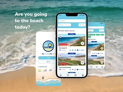My Coast App ui