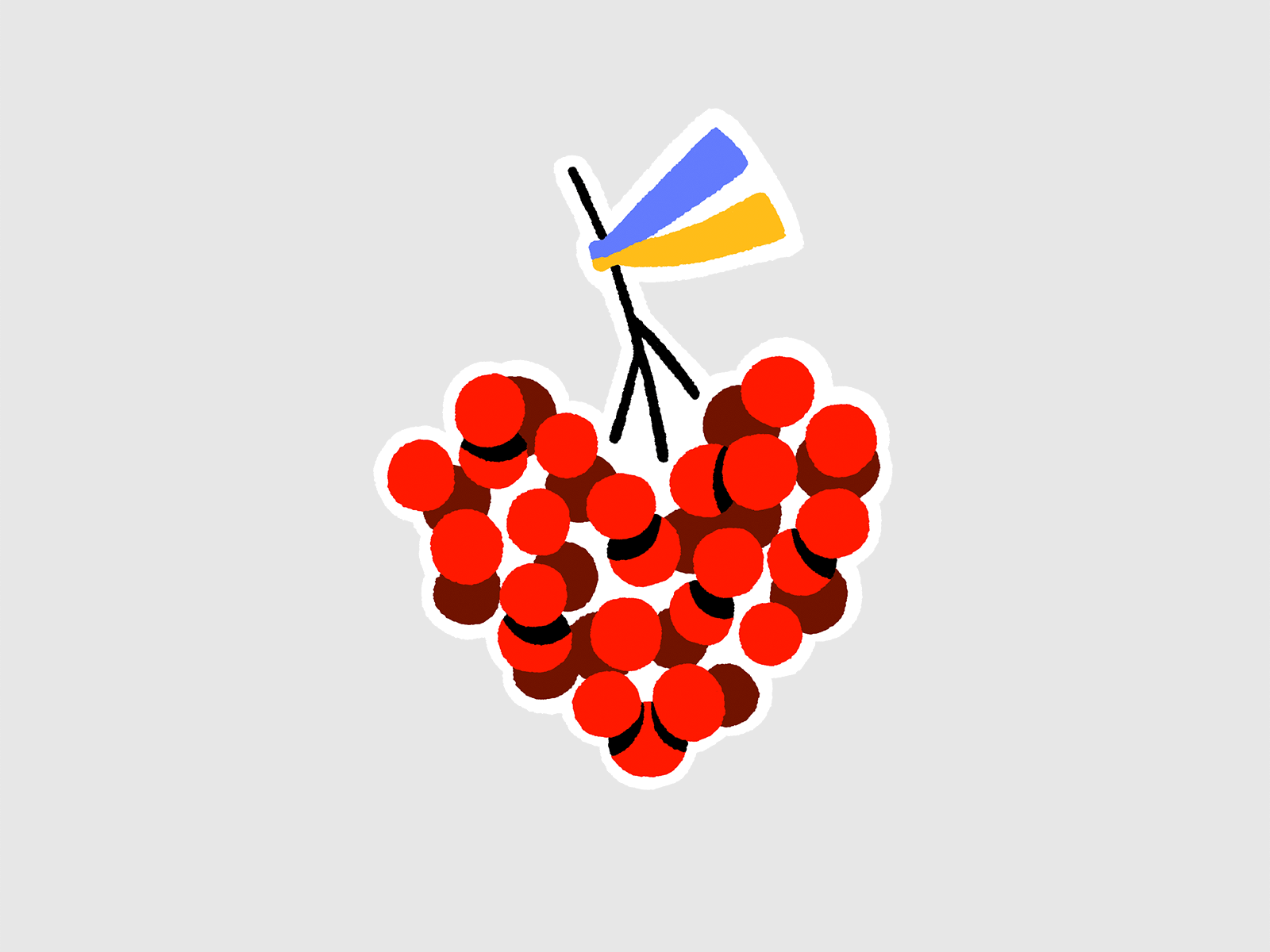 Support for Ukraine | Facebook/Meta Stickers 2/3 design digital facebook stickers illustration kalyna meta sticker design sticker set ukraine