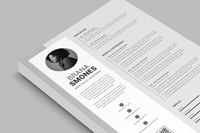 FREE Resume Word Template branding clean clear resume cover letter cv design cv template design doc docx graphic design illustration infographic microsoft modern resume professional resume resume design resume structure resume template structure