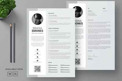 FREE Resume Word Template clean clear resume cover letter cv design cv template design doc docx graphic design illustration infographic microsoft modern resume motion graphics professional resume resume design resume structure resume template structure