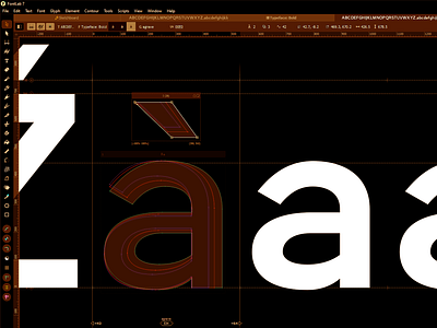 Type Design 26 2d art artwork design font fontlab graphic design lettering modern type design typeface typography vector
