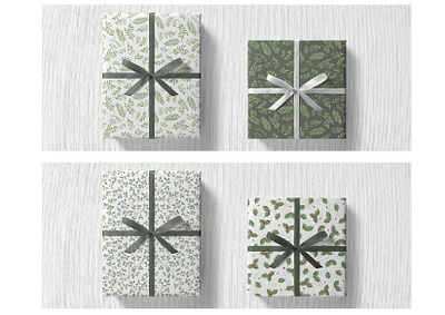 Wrapping Paper Gift - Pattern, Illustration, Branding, Packaging box brand branding concept design gift graphic design illustration logo paper wrap wrapping