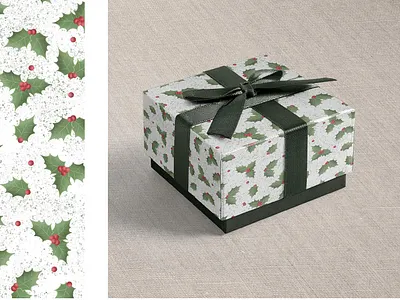 Wrapping Paper Gift - Pattern, Illustration, Branding, Packaging box brand branding concept design gift graphic design illustration logo paper pattern wrap wrapping