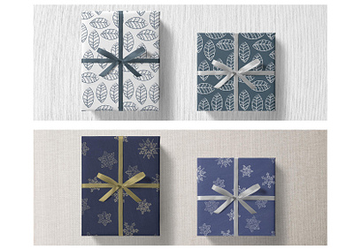 Wrapping Paper Gift - Pattern, Illustration, Branding, Packaging box brand branding concept design gift graphic design illustration paper pattern wrap