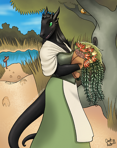 Flower Maiden character concept character design fantasy illustration illustration art illustration digital