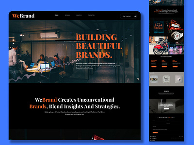 Branding Website branding brands design homepage logo ui ux website