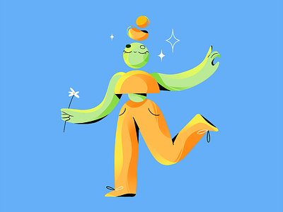 Chamomile 2d abstract animated animation art brazilero chamomile character design illustration process