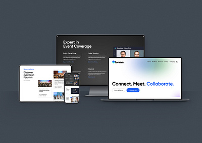 Forumm Website adobe corporate design interface layout photoshop uiux website xd