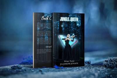 Book Cover Design book cover design cover design jungle queen book cover poster design social media post design