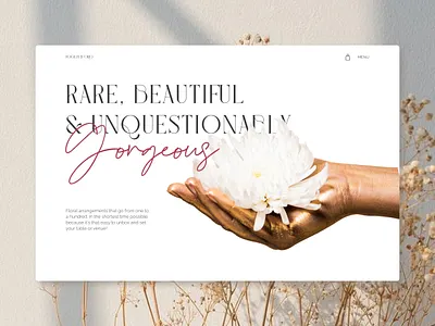 Floral Store Concept clean design desktop ecommerce floral store flowers minimal shop store ui website