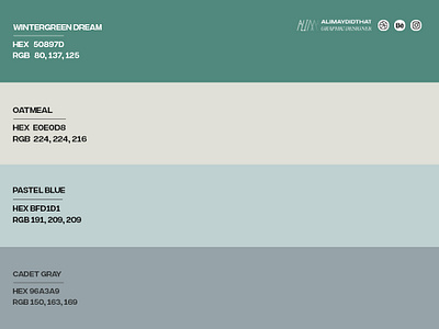 Color Palette Library #10 • ALIMAYDIDTHAT alimaydidthat branding branding inspiration color color combination color inspiration color name color palette color palette library color pallete color scheme color wheel colour design graphic design graphic design inspiration hex code logo design photoshop ui