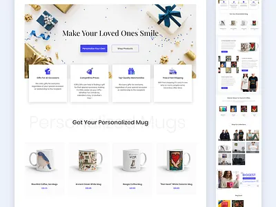 E-commerce Website UI UX Design - Web Shop branding design ecommerce ecommerce website illustration logo ui ux uxdesign uxui webdesign webshop website website design