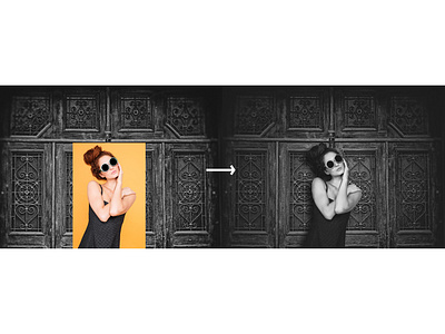 Match Subject with Background color grading