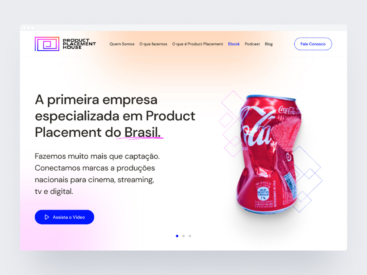 Product Placement House site by Juliana Colem on Dribbble