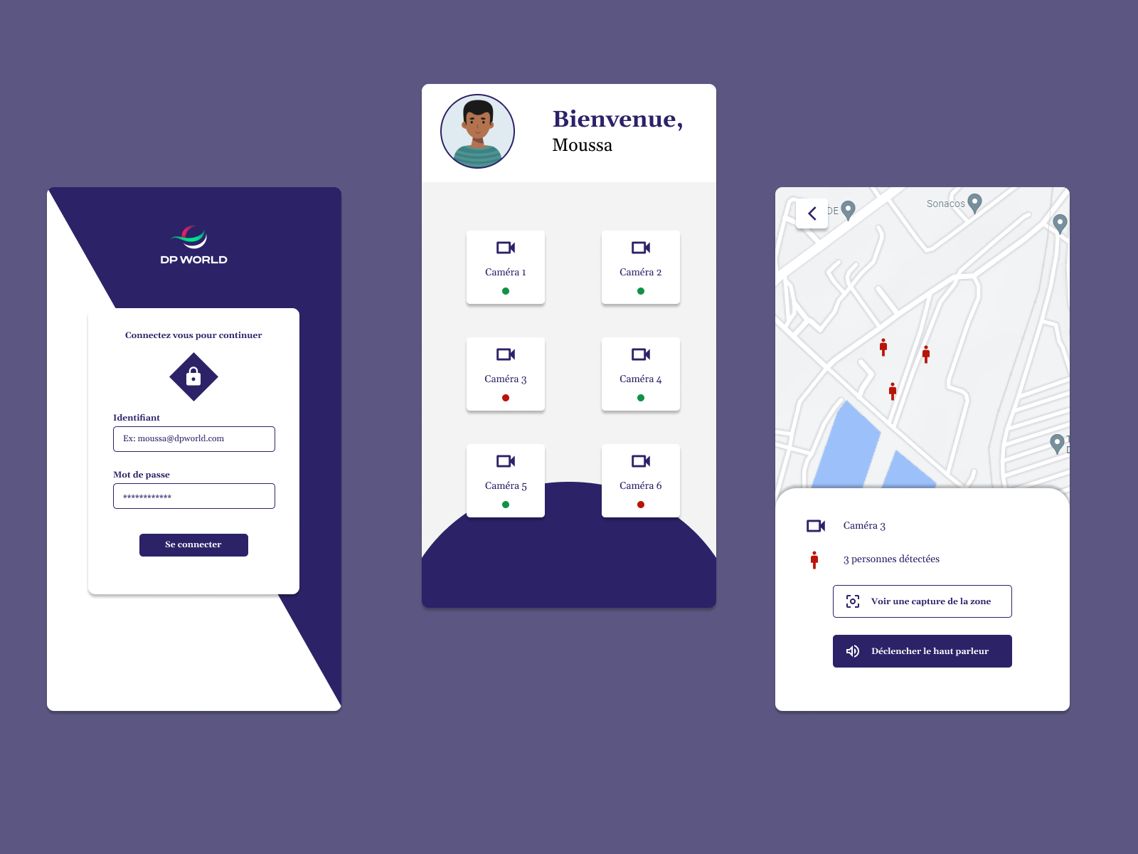 Example of Security app design