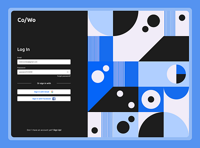 Log In Page Concept concept graphic design log in sign in ui ux visual design web app web design