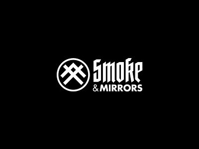 Smoke & Mirrors branding design logo