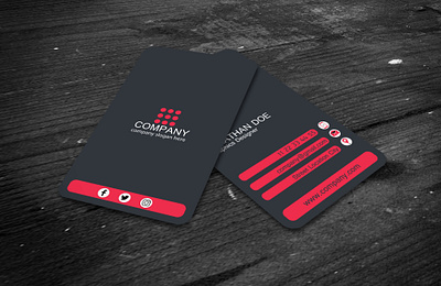 Simple business card design । print ready file business card card id card vector visiting card design