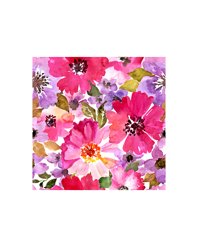 Estampado Flores Acuarela