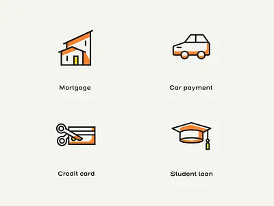 Wysh Iconography animation graphic design icon icon set iconography motion graphics ui