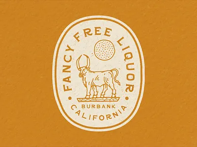 Fancy Free Liquor branding california hand lettering illustration liquor