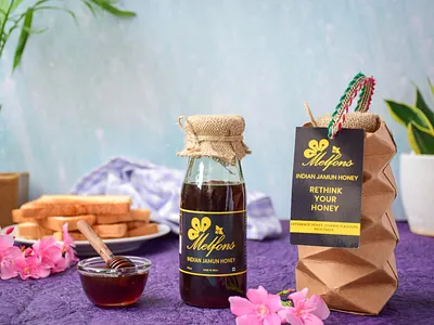 Melfons - Product Design - Logo and Packaging beverages branding design food graphic design honey logo natural nature organic packaging product design ui