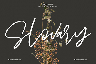 Slovary Script Font 3d animation branding design font fonts graphic design illustration logo motion graphics nostalgic signature ui