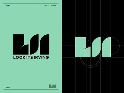 LookItsIrving Logo branding design i illustration l lii logo