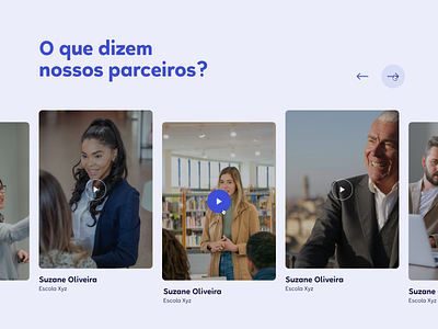 Webflow Section carousel carrossel design ui ux webdesign webflow website website design