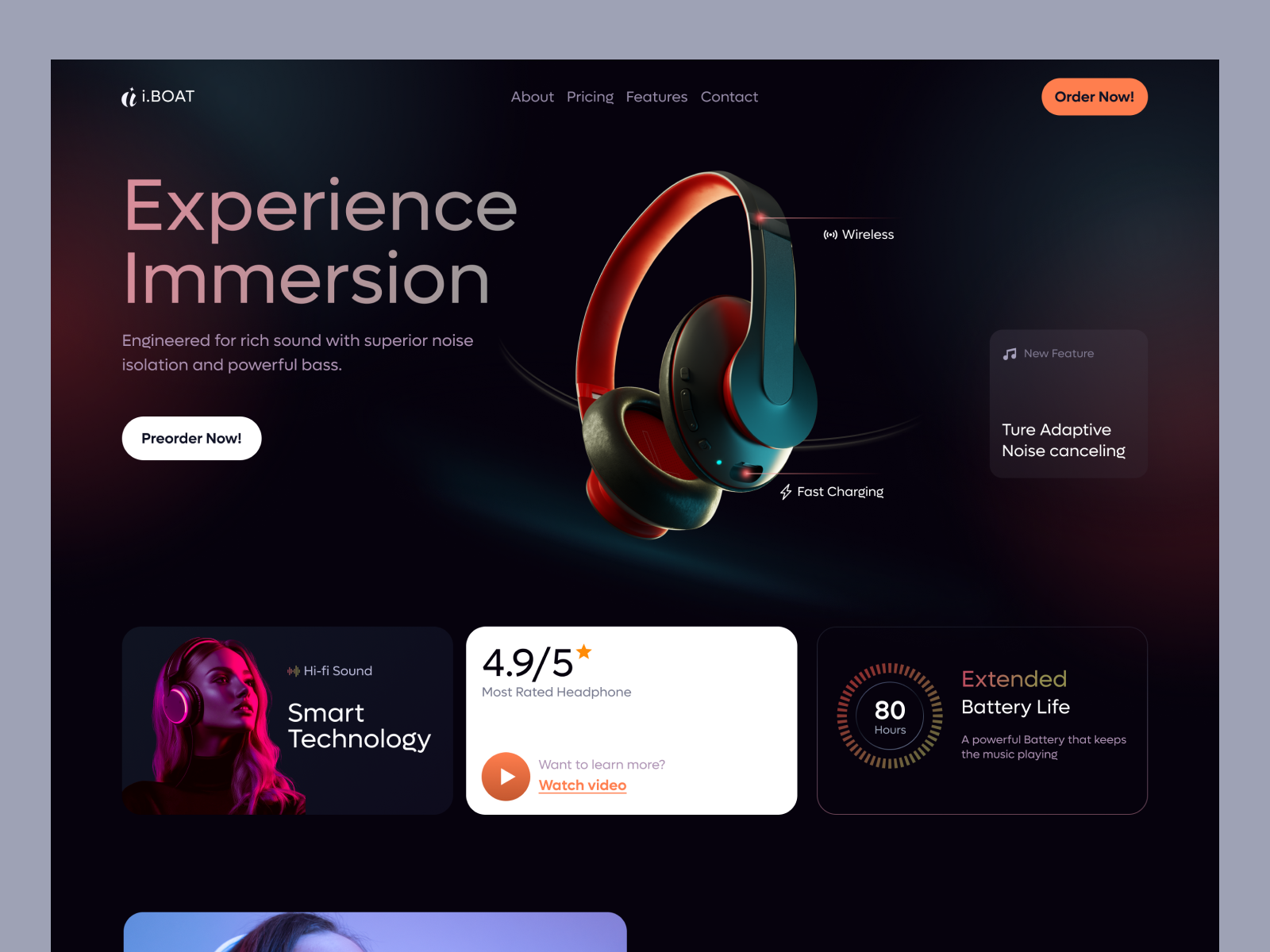 Example of Website & Landing Page Design 
