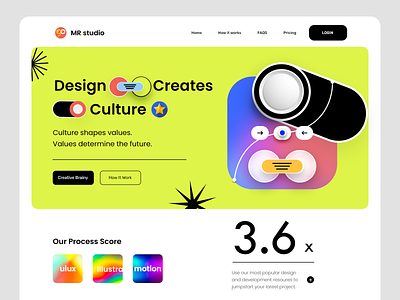 MRStudio Web Design design graphic design interface landing page ui user experience ux web web illustration website