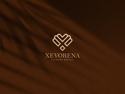 XEVORENA LUXURY HOTEL branding design flat graphic design icon logo typography