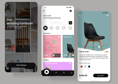 Furnish furniture ui design