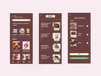 Deliciux food ordering app app design figma foodorderingapp mobileapp ui ux