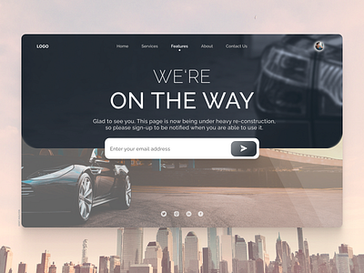 #DailyUI Day 48: Coming Soon graphic design ui ux